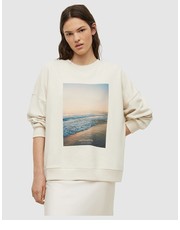 Bluza AllSaints bluza bawełniana damska kolor beżowy z nadrukiem - Answear.com Allsaints