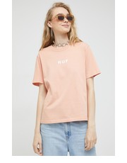 Bluzka t-shirt bawełniany kolor czarny - Answear.com Huf