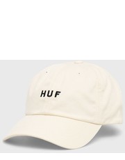 Czapka czapka kolor beżowy z aplikacją - Answear.com Huf