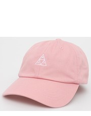Czapka czapka bawełniana kolor różowy z aplikacją - Answear.com Huf