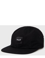 Czapka czapka bawełniana kolor czarny gładka - Answear.com Huf