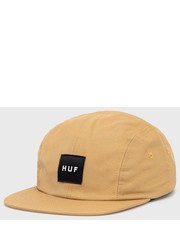Czapka czapka bawełniana kolor brązowy gładka - Answear.com Huf