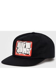 Czapka czapka kolor czarny z aplikacją - Answear.com Huf
