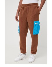 Spodnie męskie Spodnie męskie kolor brązowy - Answear.com Huf