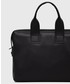 Torba na laptopa Boss torba na laptopa skórzana kolor czarny