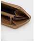 Portfel Boss portfel skórzany damski kolor brązowy