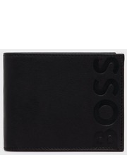 Portfel portfel skórzany męski kolor czarny - Answear.com Boss