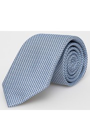 Krawat krawat z domieszką jedwabiu - Answear.com Boss