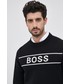Sweter męski Boss - Sweter wełniany