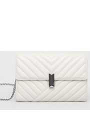 Listonoszka torebka skórzana kolor biały - Answear.com Boss