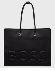 Shopper bag torebka kolor czarny - Answear.com Boss