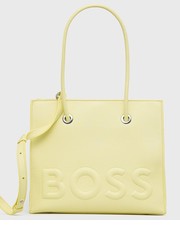 Shopper bag torebka kolor żółty - Answear.com Boss