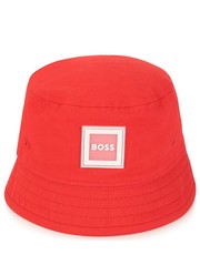 Kapelusz kapelusz bawełniany dziecięcy kolor czerwony bawełniany - Answear.com Boss