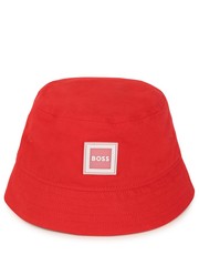 Kapelusz kapelusz dziecięcy kolor czerwony bawełniany - Answear.com Boss