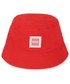 Kapelusz Boss kapelusz dziecięcy kolor czerwony bawełniany