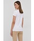 Bluzka Boss T-shirt bawełniany kolor biały