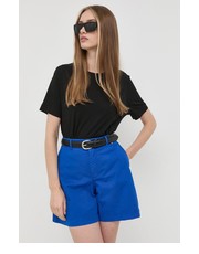 Bluzka t-shirt bawełniany kolor czarny - Answear.com Boss