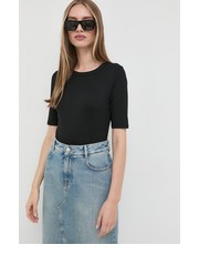 Bluzka t-shirt damski kolor czarny - Answear.com Boss