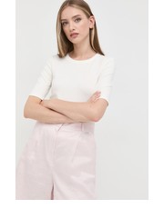 Bluzka t-shirt damski kolor beżowy - Answear.com Boss