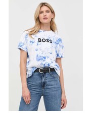 Bluzka t-shirt bawełniany - Answear.com Boss