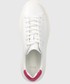 Sneakersy Boss buty skórzane kolor biały