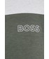 Bielizna męska Boss piżama męska kolor beżowy gładka