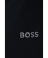 Bielizna męska Boss spodnie piżamowe męskie kolor czarny z aplikacją