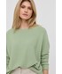 Sweter Boss sweter z domieszką kaszmiru damski kolor zielony lekki