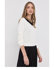 Sweter sweter damski kolor beżowy lekki - Answear.com Boss