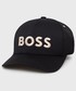 Czapka Boss czapka kolor czarny z aplikacją