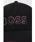 Czapka Boss czapka  ATHLEISURE kolor czarny z aplikacją