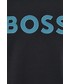 Bluza męska Boss bluza bawełniana  CASUAL męska kolor czarny z aplikacją