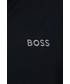 Bluza męska Boss bluza męska kolor czarny z kapturem gładka