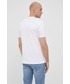 T-shirt - koszulka męska Boss T-shirt bawełniany kolor biały z nadrukiem