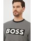 T-shirt - koszulka męska Boss t-shirt bawełniany kolor czarny wzorzysty