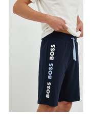 Krótkie spodenki męskie szorty bawełniane męskie kolor granatowy - Answear.com Boss