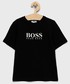 Koszulka Boss - T-shirt bawełniany dziecięcy