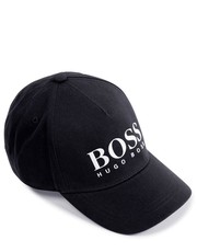 Czapka dziecięca czapka dziecięca kolor czarny z aplikacją - Answear.com Boss