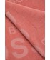 Akcesoria Boss Ręcznik bawełniany kolor różowy