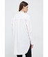 Koszula Gap koszula bawełniana damska kolor biały relaxed z kołnierzykiem klasycznym