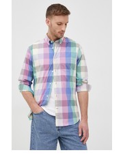 Koszula męska koszula męska regular z kołnierzykiem button-down - Answear.com Gap