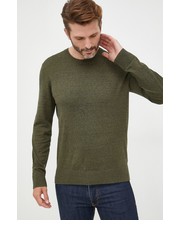 Sweter męski sweter męski kolor zielony lekki - Answear.com Gap