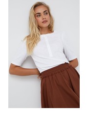 Bluzka t-shirt damski kolor biały - Answear.com Gap