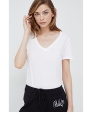 Bluzka t-shirt damski kolor biały - Answear.com Gap