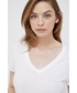 Bluzka Gap t-shirt damski kolor biały