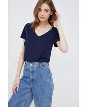 Bluzka t-shirt damski kolor granatowy - Answear.com Gap