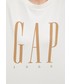 Bluzka Gap t-shirt bawełniany kolor beżowy