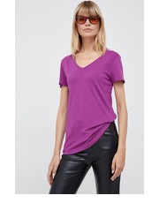 Bluzka t-shirt damski kolor fioletowy - Answear.com Gap
