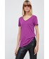 Bluzka Gap t-shirt damski kolor fioletowy