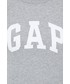 Bluzka Gap t-shirt bawełniany kolor szary